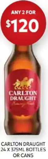 Harry Brown Carlton draught offer