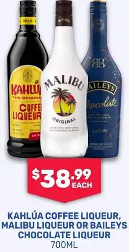 SipnSave Kahlua coffee liqueur, malibu liqueur or baileys offer