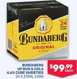 SipnSave Bundaberg up rum & cola offer