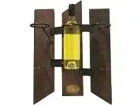 LivingStyles Hirst Reclaimed Timber Wall Wine Holder offer