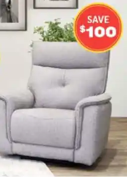 ComfortStyle Furniture & Bedding Power Recliner offer