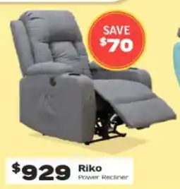 ComfortStyle Furniture & Bedding Riko power recliner offer