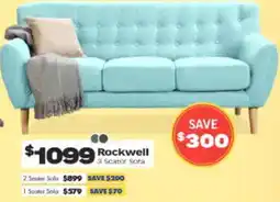 ComfortStyle Furniture & Bedding Rockwell 3 seater sofa offer