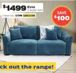 ComfortStyle Furniture & Bedding Evie 3 seater sofa offer