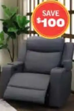 ComfortStyle Furniture & Bedding Raven Power Recliner offer