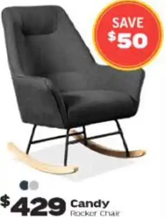 ComfortStyle Furniture & Bedding Candy Rocker Chair offer