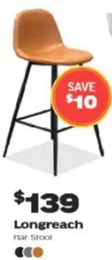 ComfortStyle Furniture & Bedding Longreach bar stool offer