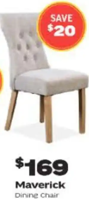 ComfortStyle Furniture & Bedding Maverick dining chair offer