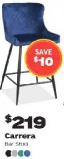 ComfortStyle Furniture & Bedding Carrera bar stool offer
