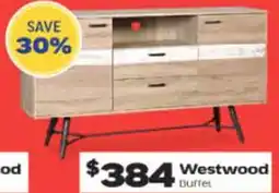 ComfortStyle Furniture & Bedding Westwood buffet offer