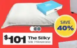 ComfortStyle Furniture & Bedding The silky silk pillowcase offer