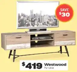 ComfortStyle Furniture & Bedding Westwood tv unit offer