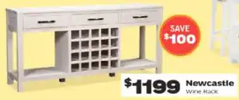 ComfortStyle Furniture & Bedding Newcastle wine rack offer