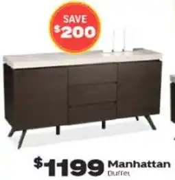 ComfortStyle Furniture & Bedding Manhattan buffet offer