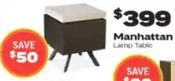 ComfortStyle Furniture & Bedding Manhattan lamp table offer