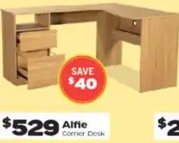 ComfortStyle Furniture & Bedding Alfie Comer Desk offer