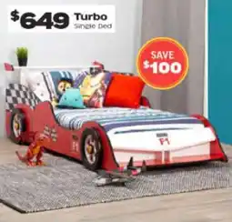 ComfortStyle Furniture & Bedding Turbo Single Bed offer