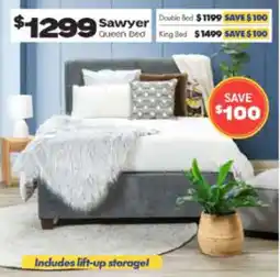 ComfortStyle Furniture & Bedding Sawyer queen bed offer