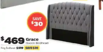 ComfortStyle Furniture & Bedding Grace queen bedhead offer