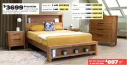 ComfortStyle Furniture & Bedding Franklin queen package offer