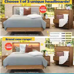 ComfortStyle Furniture & Bedding Queen Upholstered Bed offer