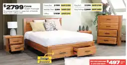 ComfortStyle Furniture & Bedding Cove king package offer
