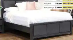 ComfortStyle Furniture & Bedding Oasis king bed offer