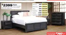 ComfortStyle Furniture & Bedding Oasis king package offer