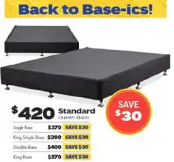 ComfortStyle Furniture & Bedding King Single Base offer