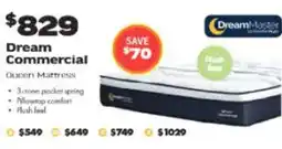 ComfortStyle Furniture & Bedding Dream commercial queen mattress offer