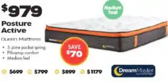 ComfortStyle Furniture & Bedding Posture active queen mattress offer