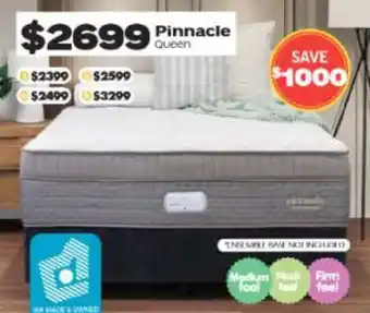 ComfortStyle Furniture & Bedding Pinnacle queen offer