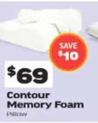 ComfortStyle Furniture & Bedding Contour memory foam pillow offer