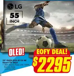 The Good Guys Lg 55 oled evo ai c6 4k offer