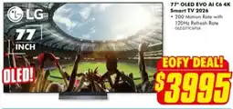 The Good Guys Lg 77 oled evo ai c6 4k smart tv 2026 offer