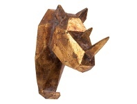 LivingStyles Kirk Geometric Rhinoceros Head Wall Hook offer
