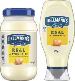 IGA Hellmann’s Mayonnaise 400‑432g Selected Varieties offer