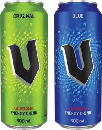 IGA V Energy Drink Selected Varieties offer
