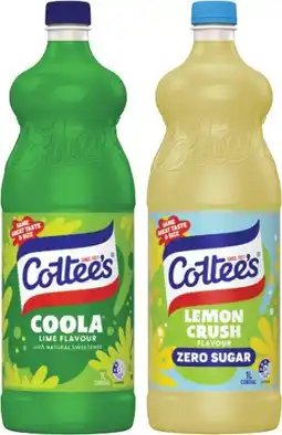 IGA Cottee’s Cordial Selected Varieties offer