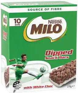IGA Nestlé Milo Snack Bars Selected Varieties offer