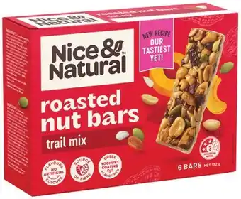 IGA Nice & Natural Nut Bars Selected Varieties offer