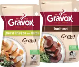 IGA Gravox Liquid Gravy or Sauce 165g Selected Varieties offer