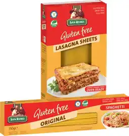IGA San Remo Gluten Free or Pulse Pasta 200‑350g Selected Varieties offer