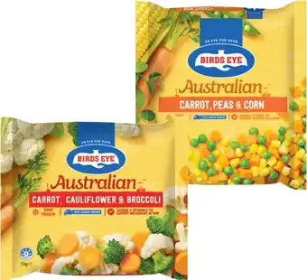 IGA Birds Eye Snap Frozen Vegetables Selected Varieties offer