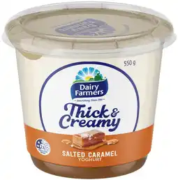 IGA Dairy Farmers Thick & Creamy Yoghurt 550‑600g Selected Varieties offer