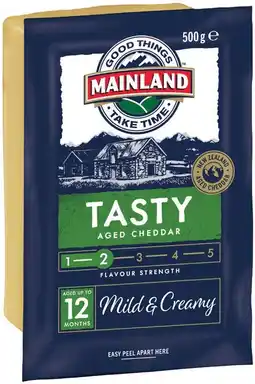 IGA Mainland Cheese Block 400‑500g Selected Varieties offer