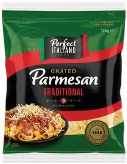 IGA Perfect Italiano Grated Parmesan Selected Varieties offer