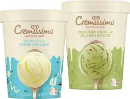 IGA Streets Cremissimo Ice Cream Selected Varieties offer