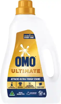 IGA OMO Ultimate Laundry Liquid Selected Varieties offer