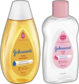 IGA Johnson’s Baby Oil, Shampoo or Bedtime Bath 200mL Selected Varieties offer